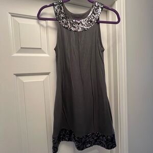 Express Sequin Swing Dress